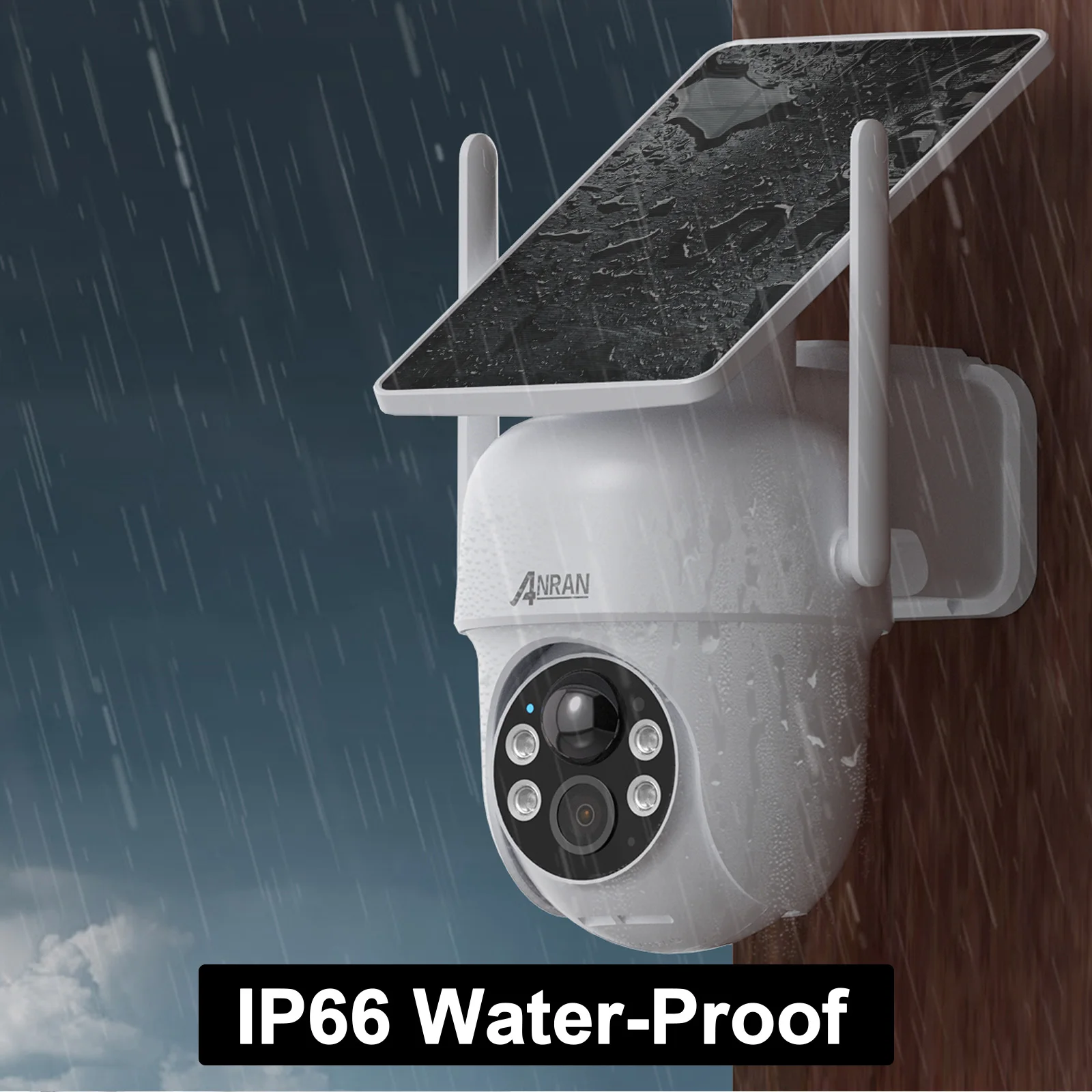 ANRAN 2K 3/5MP Solar Camera 2.4G Wifi Surveillance Security Cameras Home Protection Sloar Battery Cameras PIR Humanoid Detection - Image 14