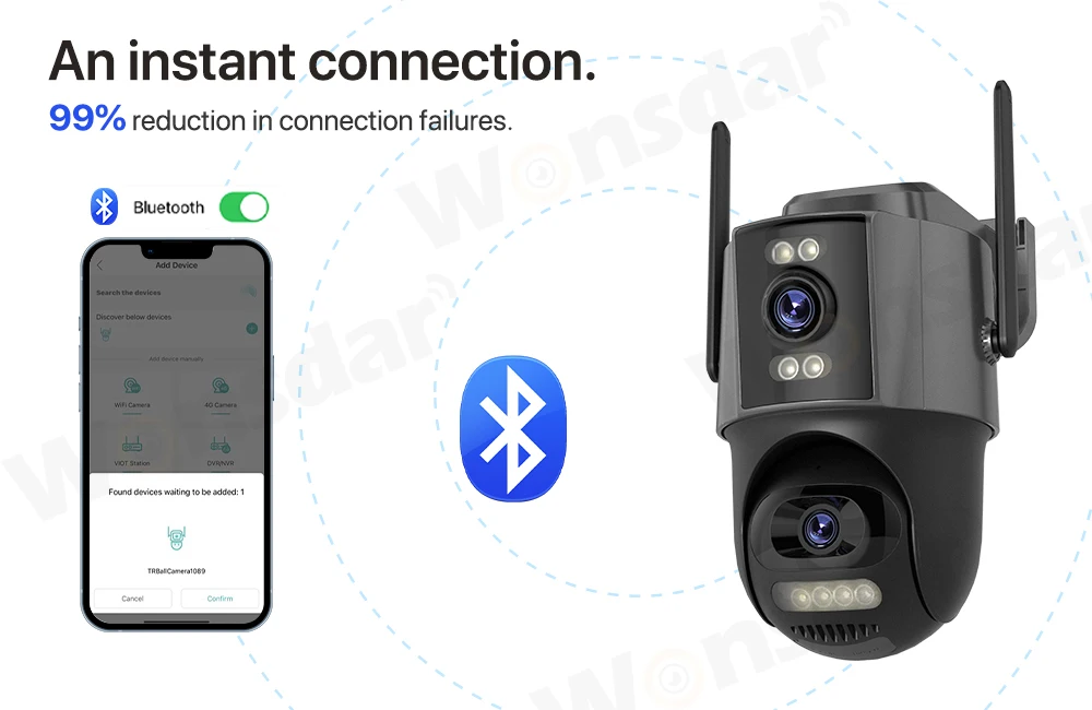 4G Sim Solar Camera 24 Hours Record Three lens 10X Zoom Camera Outdoor IP66 Waterproof 9W Solar Panel Built-in Battery iCSee - Image 14